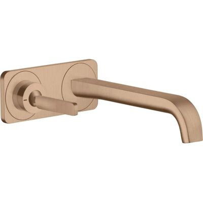 Hansgrohe Axor Citterio E Grifo de Pared - Oro Rojo Cepillado Hansgrohe Axor Citterio E Grifo de Pared - Oro Rojo Cepillado