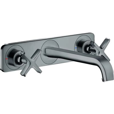 Hansgrohe Axor Citterio E Robinet de lavabo mural 3 trous - Chrome noir poli - Publicité Hansgrohe Axor Citterio E Robinet de lavabo mural 3 trous - Chrome noir poli - Publicité