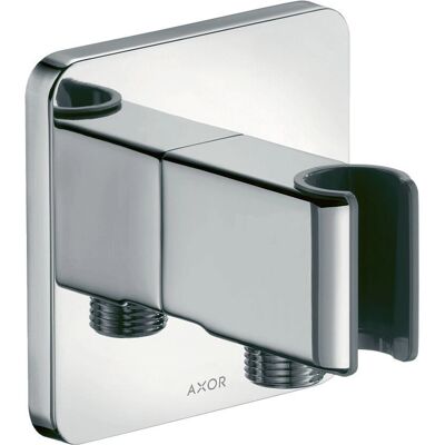Connecteur de douche en acier inoxydable Axor Porter - Accessoires de douche - Publicité Connecteur de douche en acier inoxydable Axor Porter - Accessoires de douche - Publicité