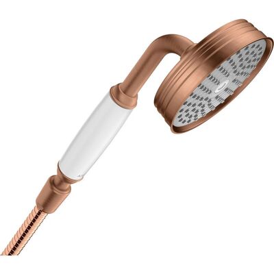 Hansgrohe Axor Montreux Handbrause - RainAir - 100mm - Brushed Red Gold - Handbrause Hansgrohe Axor Montreux Handbrause - RainAir - 100mm - Brushed Red Gold - Handbrause