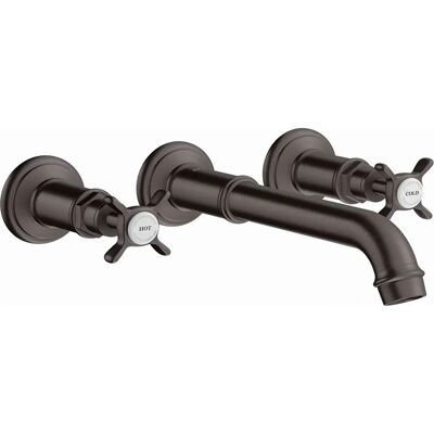 Hansgrohe Axor Montreux Grifería de lavabo empotrada - Cromo negro cepillado Hansgrohe Axor Montreux Grifería de lavabo empotrada - Cromo negro cepillado