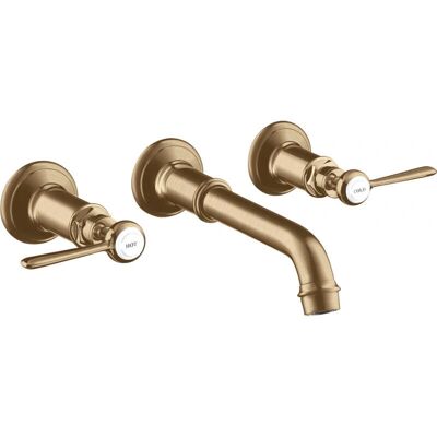 Hansgrohe Axor Montreux Mezclador de lavabo empotrado - Bronce cepillado Hansgrohe Axor Montreux Mezclador de lavabo empotrado - Bronce cepillado