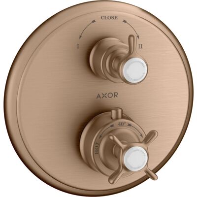 Hansgrohe Axor Montreux Termostato - Oro rojo cepillado - Montaje en pared Hansgrohe Axor Montreux Termostato - Oro rojo cepillado - Montaje en pared