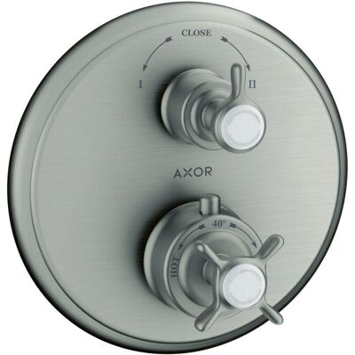 Hansgrohe Axor Montreux Thermostat - Optique Acier Inoxydable - Montage Murale - Publicité Hansgrohe Axor Montreux Thermostat - Optique Acier Inoxydable - Montage Murale - Publicité