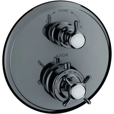 Hansgrohe Axor Montreux Cromado Negro Pulido Termostato - Empotrado Hansgrohe Axor Montreux Cromado Negro Pulido Termostato - Empotrado