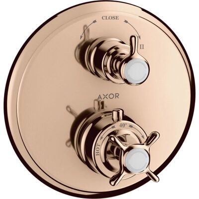 HANS GROHE Axor Montreux Termostato - Oro Rojo - Montaje en Pared HANS GROHE Axor Montreux Termostato - Oro Rojo - Montaje en Pared