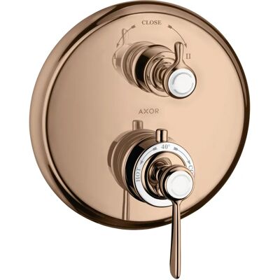 Termostato Axor Montreux Hansgrohe - 2 consumidores - Oro rojo pulido - Grifo de baño Termostato Axor Montreux Hansgrohe - 2 consumidores - Oro rojo pulido - Grifo de baño