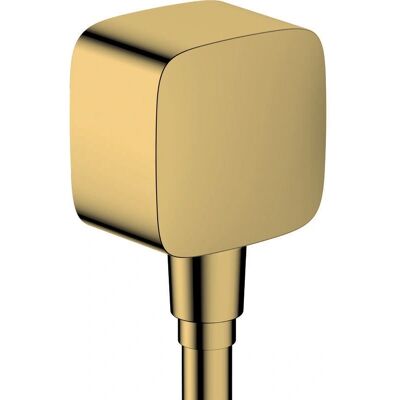 Conexiune de perete Hansgrohe Fixfit - Aur Lucios - Conector de furtun de duș Conexiune de perete Hansgrohe Fixfit - Aur Lucios - Conector de furtun de duș