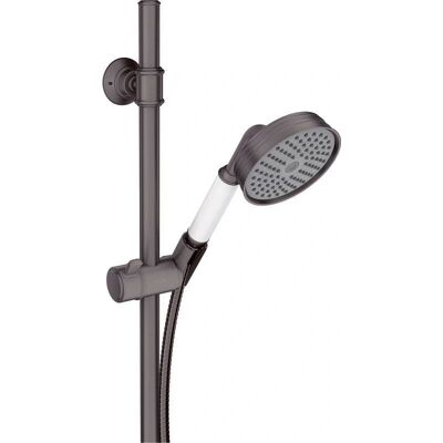 Hansgrohe Montreux Conjunto de Ducha 0,90 m - RainAir, Cromo negro cepillado Hansgrohe Montreux Conjunto de Ducha 0,90 m - RainAir, Cromo negro cepillado