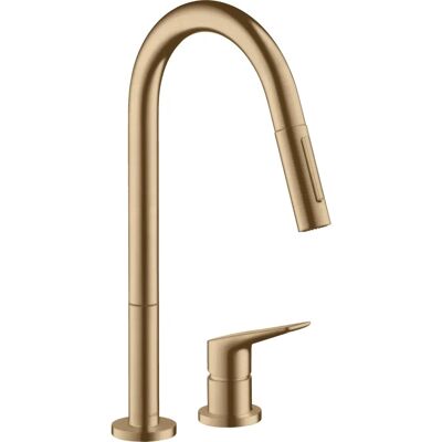 Hansgrohe Axor Citterio M Mitigeur Cuisine - Bronze Brossé - Publicité Hansgrohe Axor Citterio M Mitigeur Cuisine - Bronze Brossé - Publicité