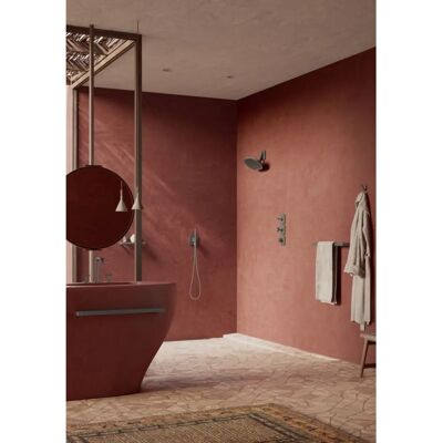 Hansgrohe Axor Citterio E Thermostatmodul - Hochfluss, 3 Verbraucher, Brushed Black Chrome Hansgrohe Axor Citterio E Thermostatmodul - Hochfluss, 3 Verbraucher, Brushed Black Chrome