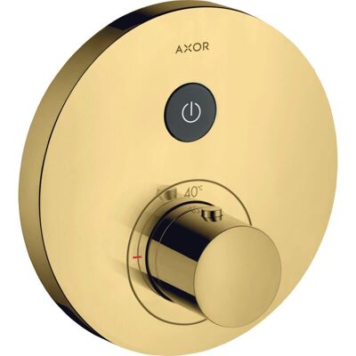 Hansgrohe Axor Starck ShowerSelect Termostato - Óptica Oro Pulido - Redondo, 1 Consumidor Hansgrohe Axor Starck ShowerSelect Termostato - Óptica Oro Pulido - Redondo, 1 Consumidor