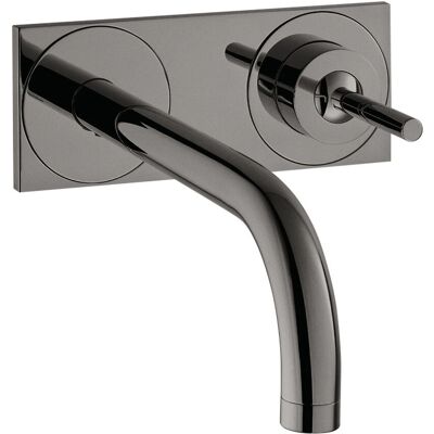Hansgrohe Axor Uno Mezclador de lavabo empotrado - 225mm proyección - Cromo negro Hansgrohe Axor Uno Mezclador de lavabo empotrado - 225mm proyección - Cromo negro