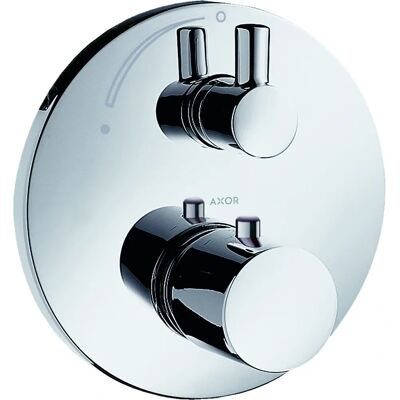 Hansgrohe Axor Uno Termostato - Cerámica, Bloqueo 40°C, 25 l/min, Cromo negro pulido Hansgrohe Axor Uno Termostato - Cerámica, Bloqueo 40°C, 25 l/min, Cromo negro pulido