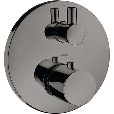 Hansgrohe Axor Uno Thermostat encastré - Chrome noir poli - Publicité Hansgrohe Axor Uno Thermostat encastré - Chrome noir poli - Publicité