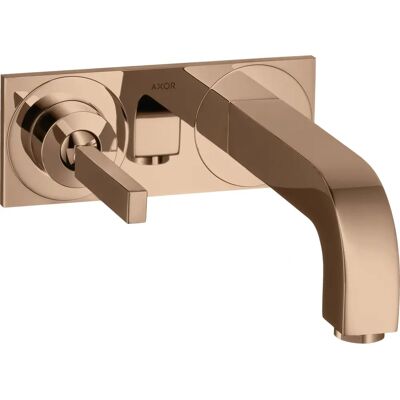 HANSGROHE - AXOR Citterio Mezclador de lavabo empotrado - Polished Red Gold - 165mm - Faucet HANSGROHE - AXOR Citterio Mezclador de lavabo empotrado - Polished Red Gold - 165mm - Faucet