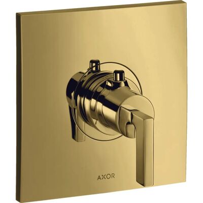 Hansgrohe Axor Citterio Thermostat - Haut débit - Or Poli - 59 l/min - Publicité Hansgrohe Axor Citterio Thermostat - Haut débit - Or Poli - 59 l/min - Publicité