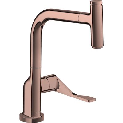 Hansgrohe Axor Citterio DN15 Mitigeur de cuisine - Or rouge poli - 230mm - Publicité Hansgrohe Axor Citterio DN15 Mitigeur de cuisine - Or rouge poli - 230mm - Publicité