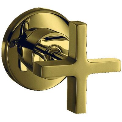 Hansgrohe Axor Citterio Wandventil - Kreuzgriff - Hochdruck - Polished Gold Hansgrohe Axor Citterio Wandventil - Kreuzgriff - Hochdruck - Polished Gold
