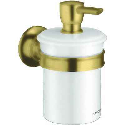 Hansgrohe Axor Montreux Brushed Brass Lotion Dispenser - Lotion Dispenser Hansgrohe Axor Montreux Brushed Brass Lotion Dispenser - Lotion Dispenser