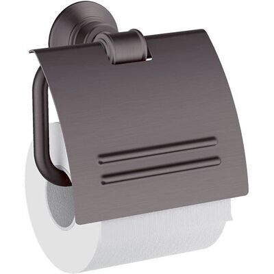 Portarrollos de papel higiénico AXOR Montreux - Cromo negro cepillado Portarrollos de papel higiénico AXOR Montreux - Cromo negro cepillado