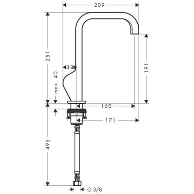 Hansgrohe Axor Citterio Mitigeur monocommande pour lavabo - Bronze brossé - Publicité Hansgrohe Axor Citterio Mitigeur monocommande pour lavabo - Bronze brossé - Publicité