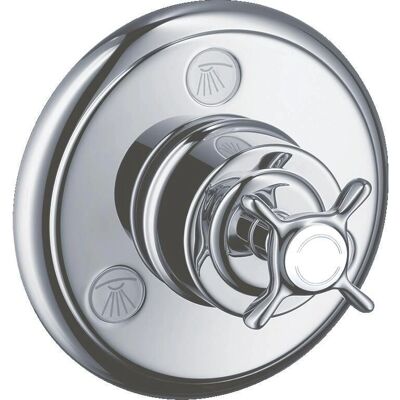 Hansgrohe AXOR Montreux Ventil - Gebürstetes Messing - 3-Wege Umschalter Hansgrohe AXOR Montreux Ventil - Gebürstetes Messing - 3-Wege Umschalter