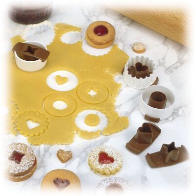 Städter 954107 Découpoirs à Biscuits - Ensemble de 3 formes Städter 954107 Découpoirs à Biscuits - Ensemble de 3 formes