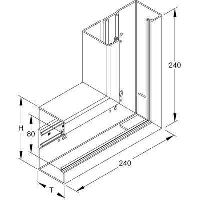 Kleinhuis Modell BW1308.3 Weiß 90° Flachwinkel - Elektrische Zubehör Kleinhuis Modell BW1308.3 Weiß 90° Flachwinkel - Elektrische Zubehör