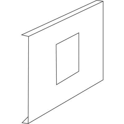 Kleinhuis - HKLD02/130.3 - Weiß - PVC - Cover section Kleinhuis - HKLD02/130.3 - Weiß - PVC - Cover section