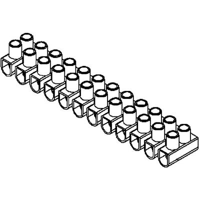 Kleinhuis 149.3 Anschlussklemme - 12-polig, Weiß, 10-25mm² Kleinhuis 149.3 Anschlussklemme - 12-polig, Weiß, 10-25mm²
