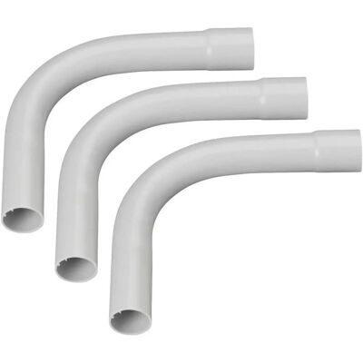 Heidemann 13168 Conector de tubo curvo EN25 Gris 3 pz. Heidemann 13168 Conector de tubo curvo EN25 Gris 3 pz.