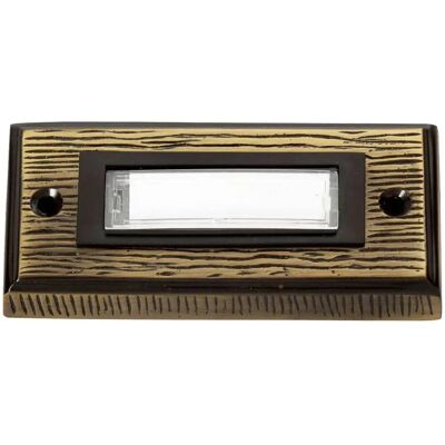 Heidemann 70301 Klingelplatte - Bronze, 1 Knopf, 24 V/1 A Heidemann 70301 Klingelplatte - Bronze, 1 Knopf, 24 V/1 A