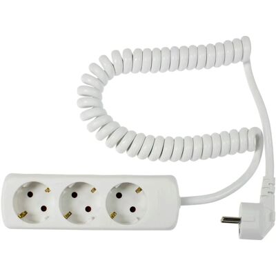 Schwabe 11431 Power Strip - Wall Mountable, 3 Outlets, 2.5m Cord Schwabe 11431 Power Strip - Wall Mountable, 3 Outlets, 2.5m Cord