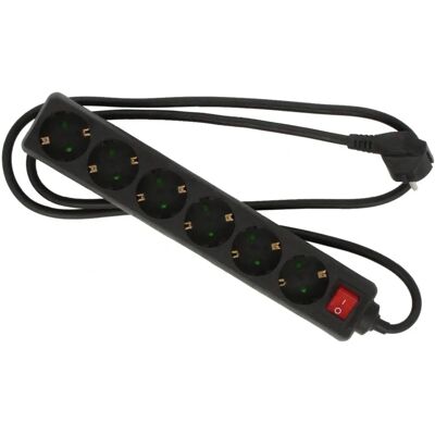 Schwabe 6-Outlet Power Strip mit Kindersicherung - Mehrfachsteckdose Schwabe 6-Outlet Power Strip mit Kindersicherung - Mehrfachsteckdose