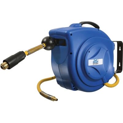 AS Schwabe 12612 Enrolador de mangueira de ar - 12 bar, 10m, Conector rápido AS Schwabe 12612 Enrolador de mangueira de ar - 12 bar, 10m, Conector rápido