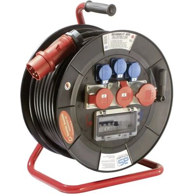 Schwabe Mammut Cable Reel - 30 m, 6 prises, 6 mm² - Bobine de câble Schwabe Mammut Cable Reel - 30 m, 6 prises, 6 mm² - Bobine de câble
