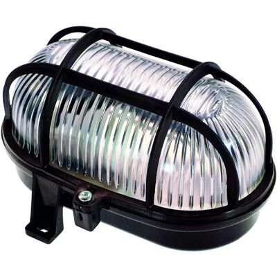 Lampada esterna Schwabe - 42W Nero IP44 resistente al vandalismo Lampada esterna Schwabe - 42W Nero IP44 resistente al vandalismo