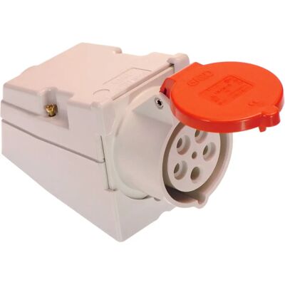 Schwabe 60432 Presa da parete - 5 poli, 400V, Resistente agli urti Schwabe 60432 Presa da parete - 5 poli, 400V, Resistente agli urti