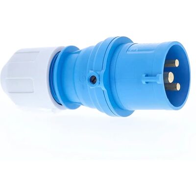 Schwabe Model 60470 Outdoor Blue CEE Male Connector - Connector Schwabe Model 60470 Outdoor Blue CEE Male Connector - Connector