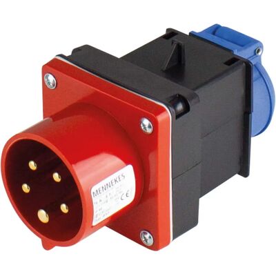 Fonte de alimentação Schwabe - 400V 16A - IP44 - Fabricado na Alemanha Fonte de alimentação Schwabe - 400V 16A - IP44 - Fabricado na Alemanha