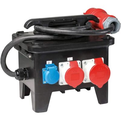 Distributore di energia AS Schwabe - Gomma resistente, 400V, 32A Distributore di energia AS Schwabe - Gomma resistente, 400V, 32A