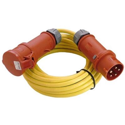 AS Schwabe 60707 Verlängerungskabel mit Phasenwender - 50m 32A Gelb AS Schwabe 60707 Verlängerungskabel mit Phasenwender - 50m 32A Gelb