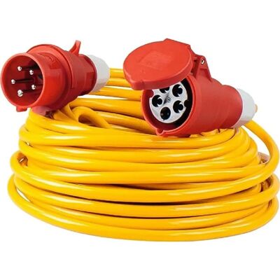 AS Schwabe Modèle 60721 - Câble d'extension 50m - Jaune AS Schwabe Modèle 60721 - Câble d'extension 50m - Jaune