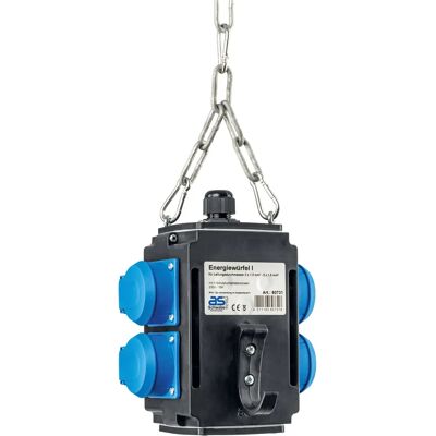 Schwabe Cubo di Energia - 4 Prese, IP44, Qualità Tedesca Schwabe Cubo di Energia - 4 Prese, IP44, Qualità Tedesca