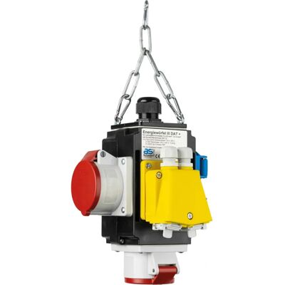 Schwabe Power Cube met CEE, Schutzkontakt, Luchtdruk en CAT - IP44 Schwabe Power Cube met CEE, Schutzkontakt, Luchtdruk en CAT - IP44