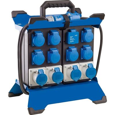 as-schwabe Erdstromverteiler - 7 Steckdosen, USB, IP44 as-schwabe Erdstromverteiler - 7 Steckdosen, USB, IP44
