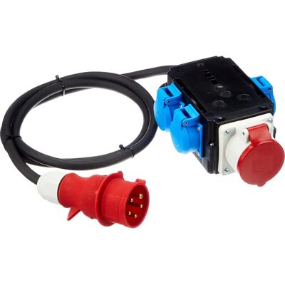 Schwabe Strömfördelare - 400V 16A, 2m, Industriell Schwabe Strömfördelare - 400V 16A, 2m, Industriell