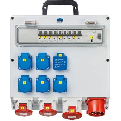 Distribuzione di energia CEE Schwabe - Parete & Spina - 400V/32A Distribuzione di energia CEE Schwabe - Parete & Spina - 400V/32A
