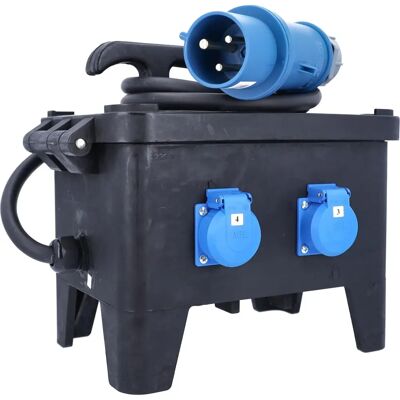 Schwabe Baustromverteiler - G-M22 63260 - 230V, 32A - IP44 - Sicherheit Schwabe Baustromverteiler - G-M22 63260 - 230V, 32A - IP44 - Sicherheit